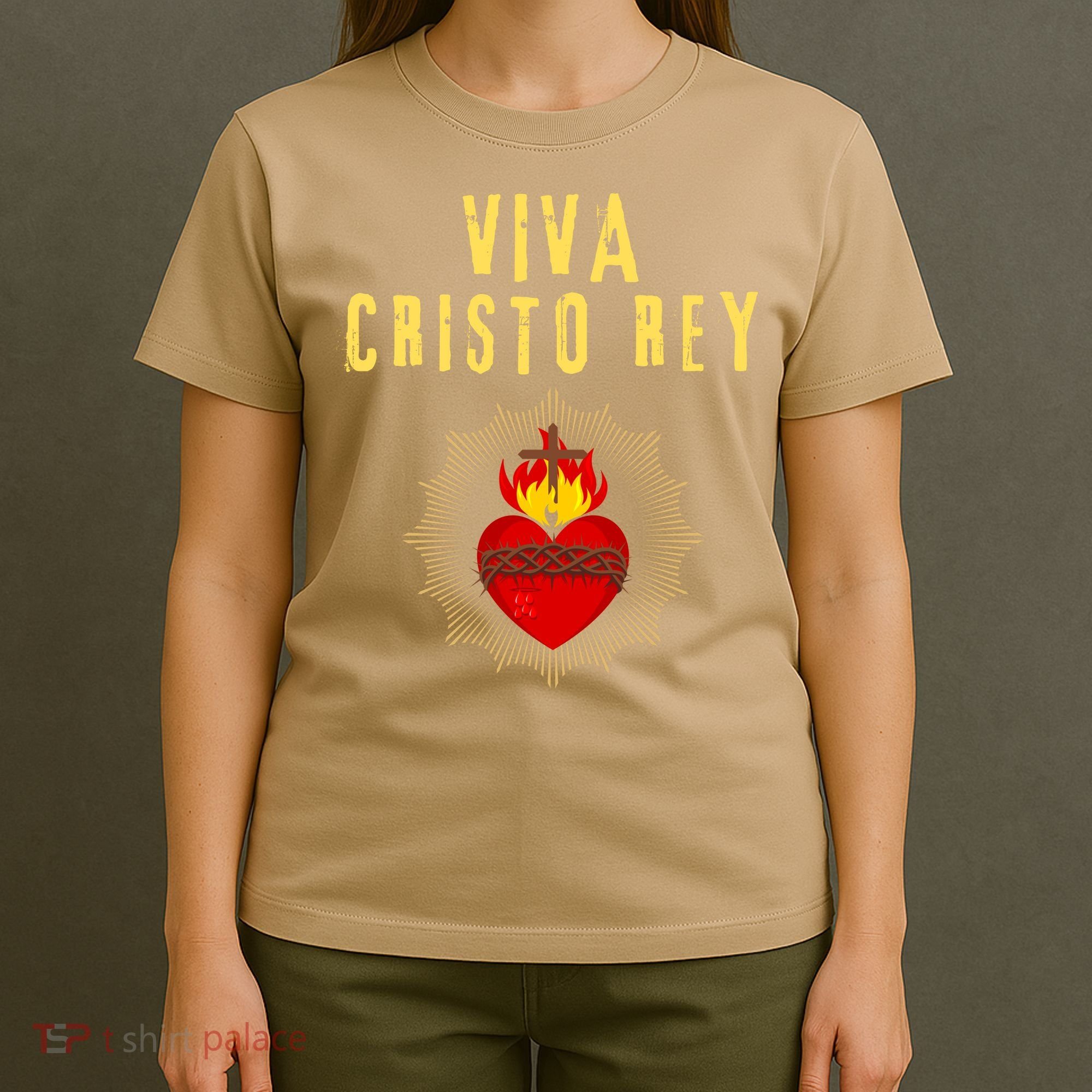 Viva Cristo Rey Roman Catholic Gift T-Shirt