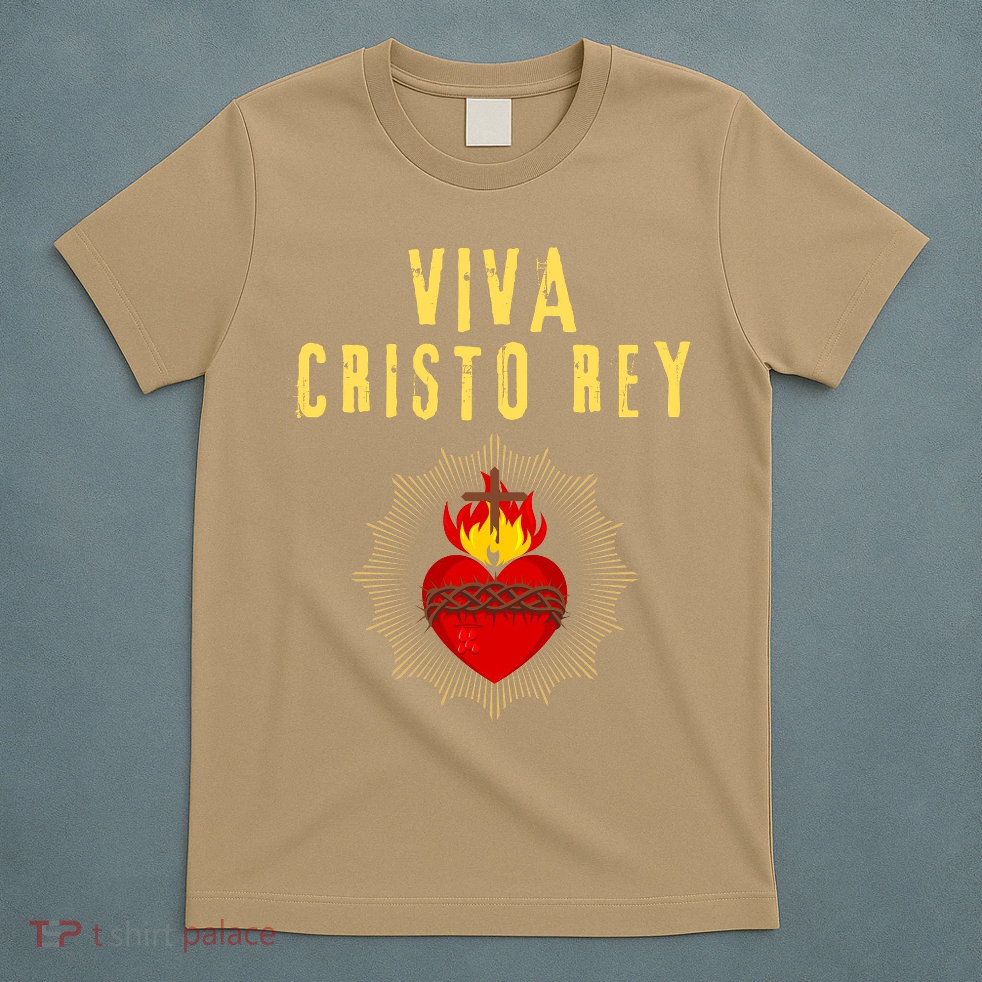 Viva Cristo Rey Roman Catholic Gift T-Shirt