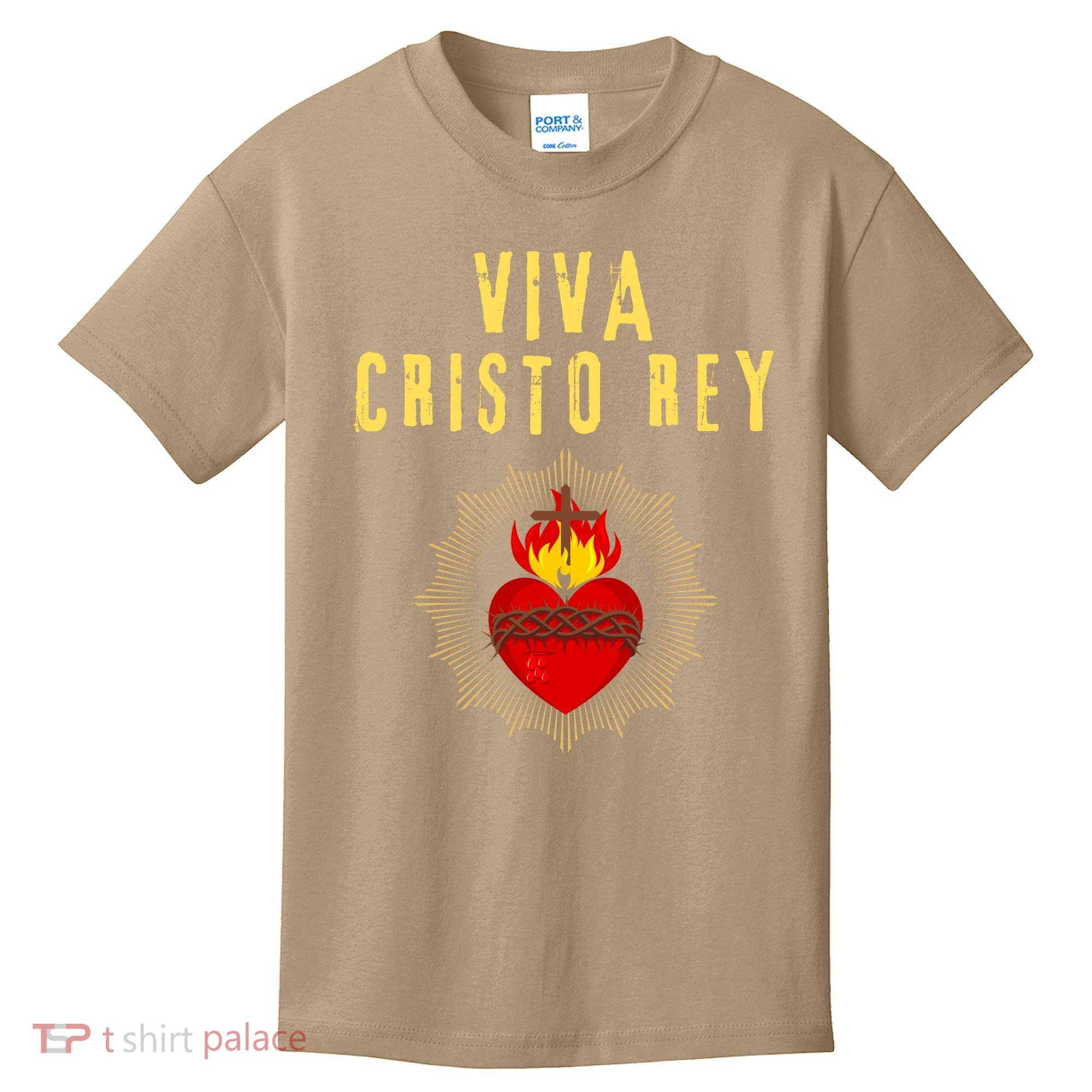 Viva Cristo Rey Roman Catholic Gift Kids T-Shirt