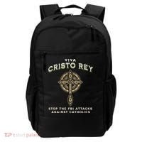 Viva Cristo Rey Roman Catholic Religious Freedom Backpack thumb 0