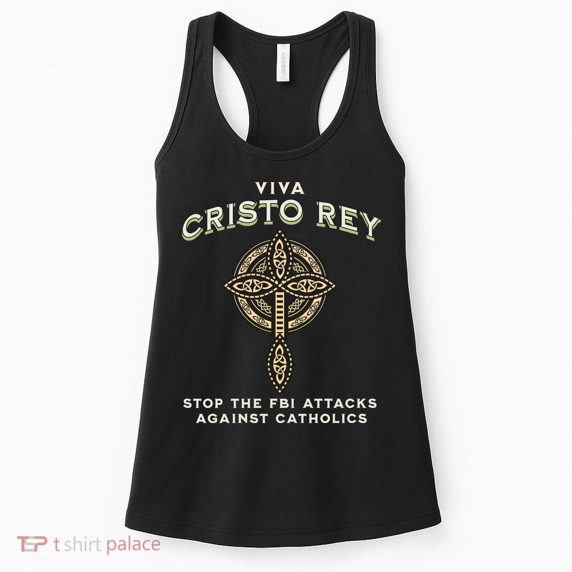 Viva Cristo Rey Roman Catholic Religious Freedom Women's Tank Top