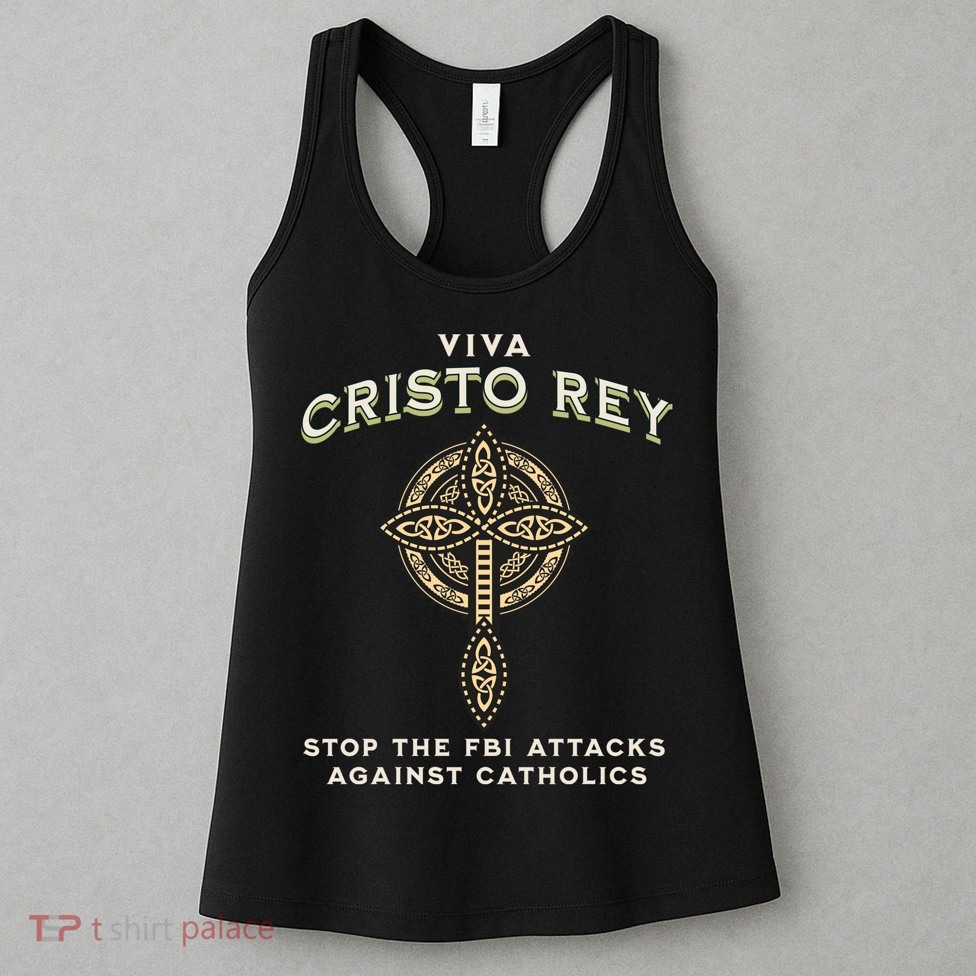 Viva Cristo Rey Roman Catholic Religious Freedom Women's Tank Top