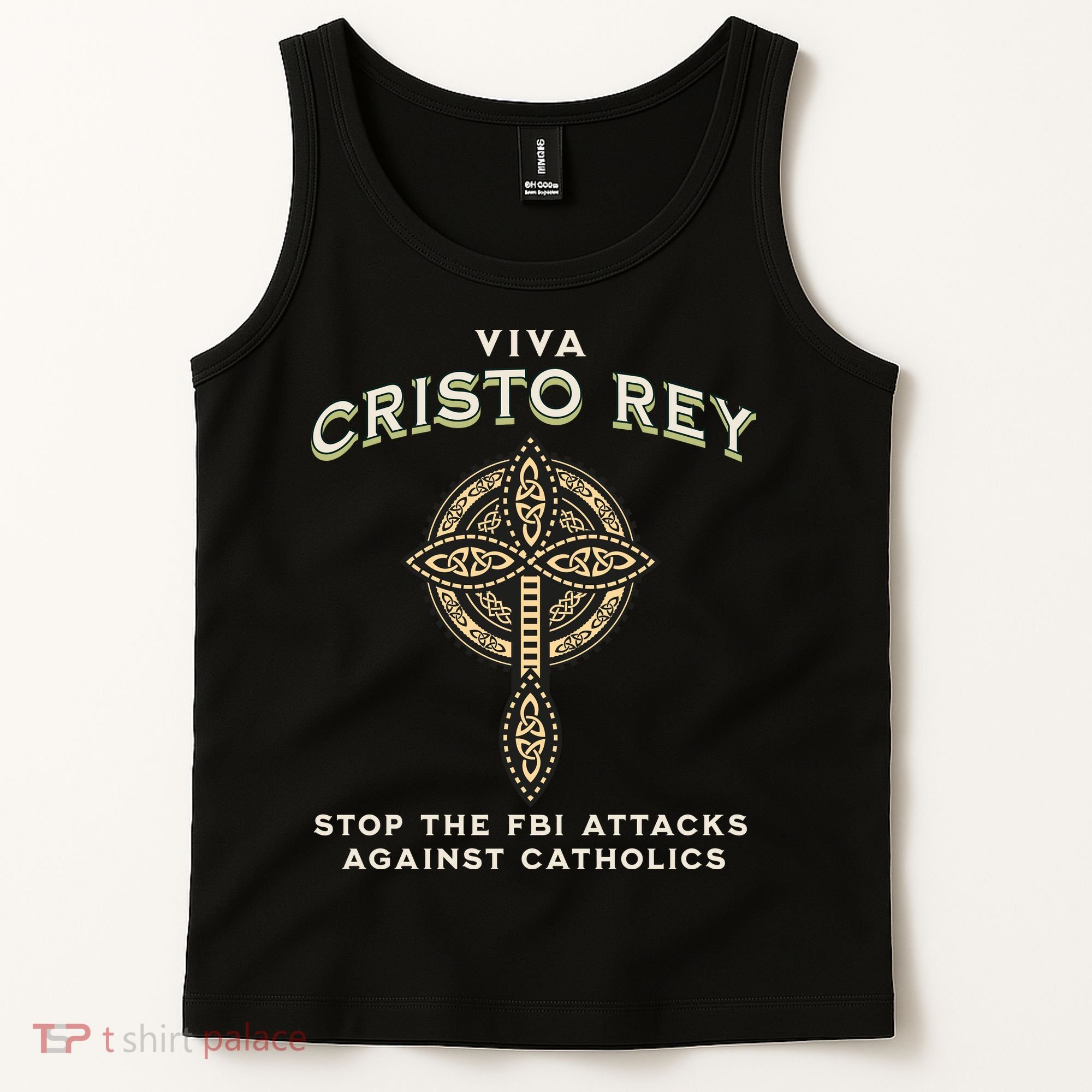 Viva Cristo Rey Roman Catholic Religious Freedom Tank Top