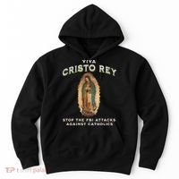 Viva Cristo Rey Roman Catholic Religious Freedom Hoodie thumb 0