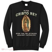 Viva Cristo Rey Roman Catholic Religious Freedom Sweatshirt thumb 0