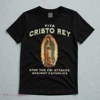 Viva Cristo Rey Roman Catholic Religious Freedom T-Shirt thumb 5