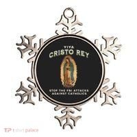 Viva Cristo Rey Roman Catholic Religious Freedom Ornament thumb 0