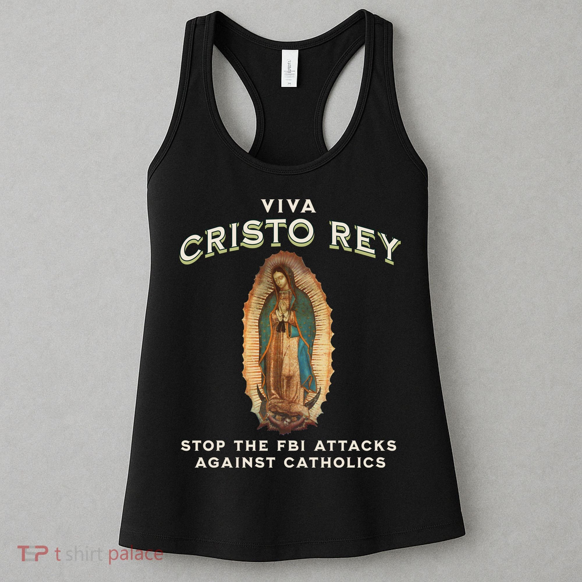 Viva Cristo Rey Roman Catholic Religious Freedom Women's Tank Top