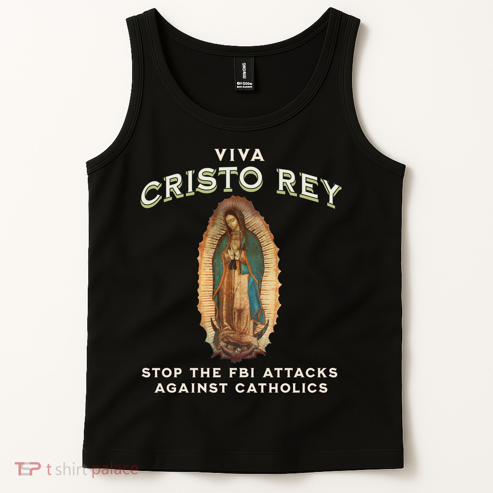 Viva Cristo Rey Roman Catholic Religious Freedom Tank Top
