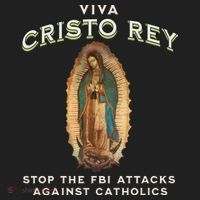 Viva Cristo Rey Roman Catholic Religious Freedom Golf Towel thumb 3