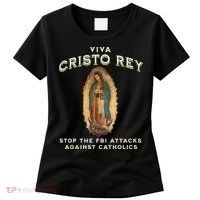 Viva Cristo Rey Roman Catholic Religious Freedom Women's T-Shirt thumb 0