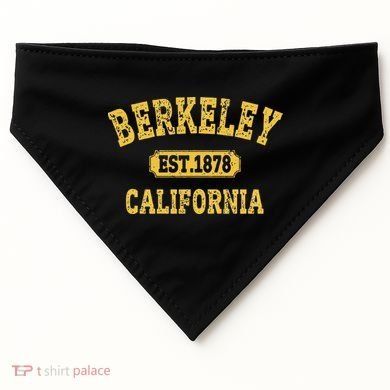 Vintage Cali Retro Berkeley California CA Berkeley USA-Made Doggie Bandana