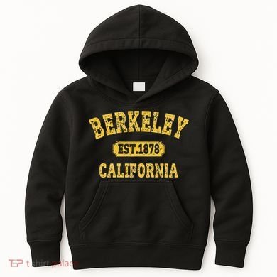Vintage Cali Retro Berkeley California CA Berkeley Kids Hoodie