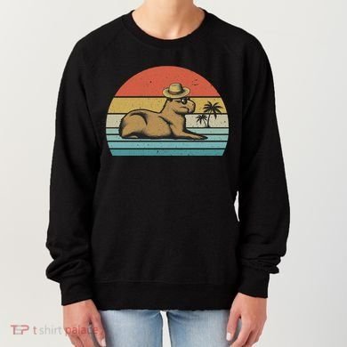 Vintage Capybara Retro Capybara Women's Sweatshirt
