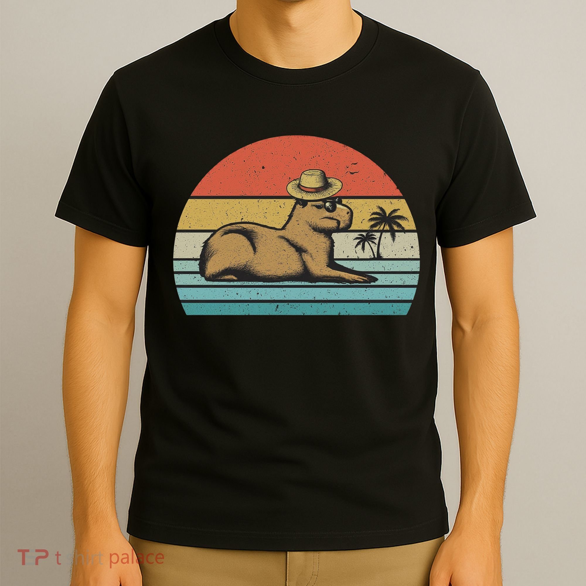 Vintage Capybara Retro Capybara T-Shirt