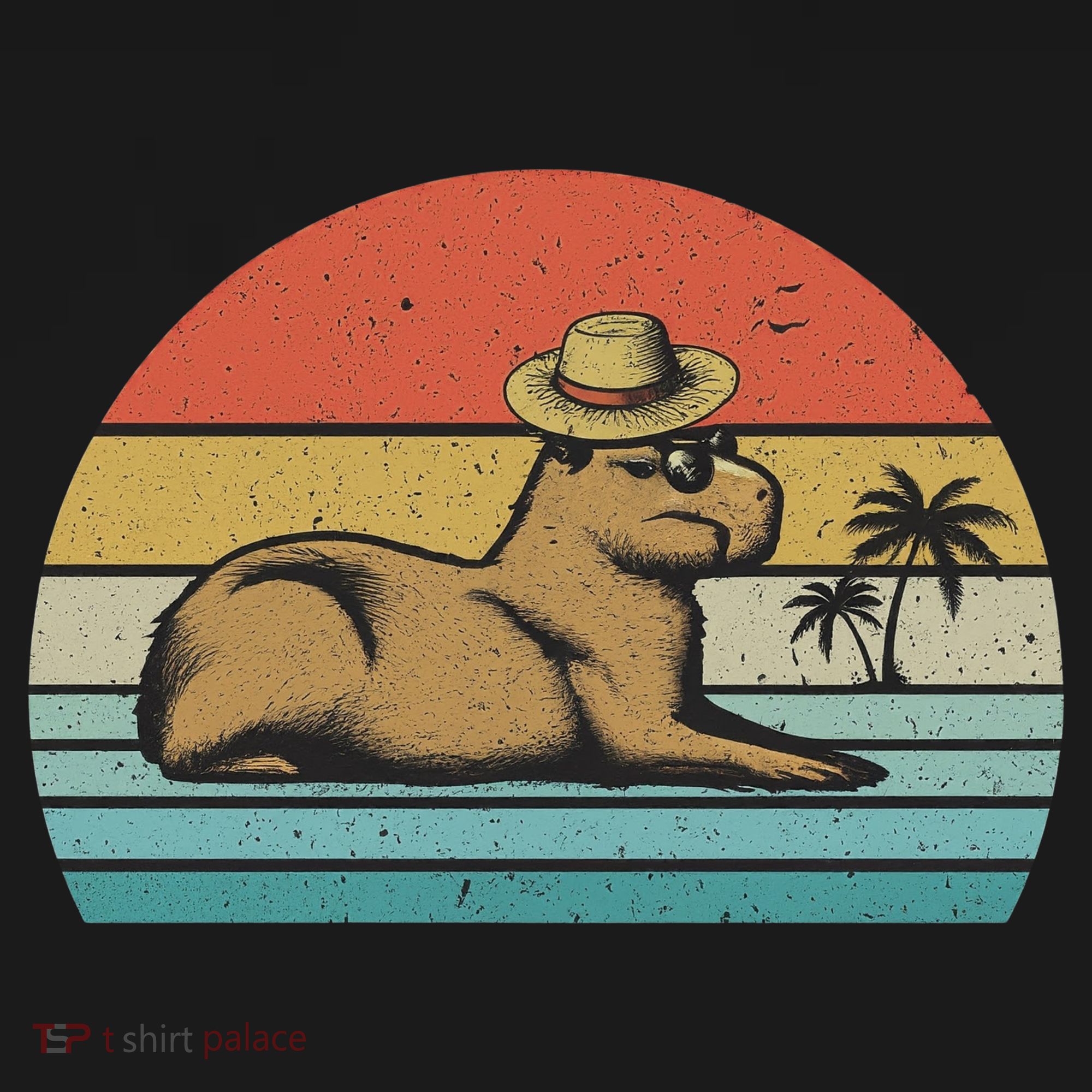 Vintage Capybara Retro Capybara T-Shirt