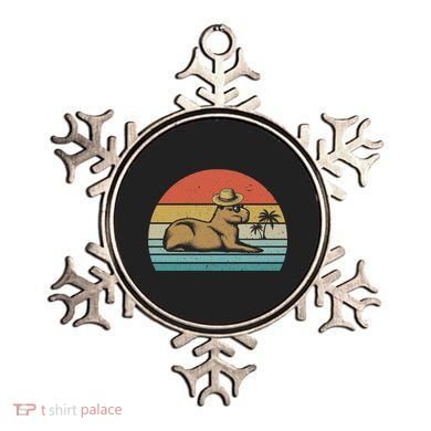 Vintage Capybara Retro Capybara Ornament