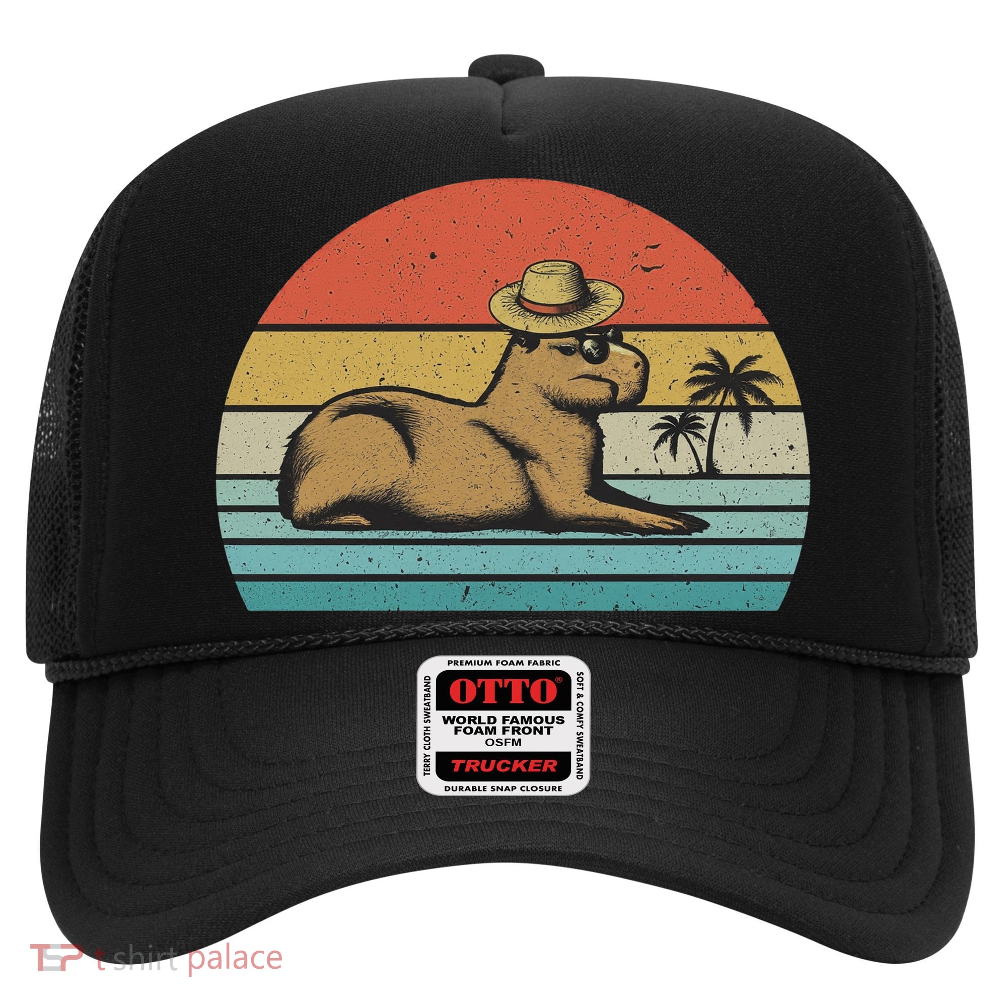 Vintage Capybara Retro Capybara Hat