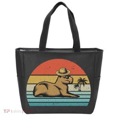 Vintage Capybara Retro Capybara Tote Bag