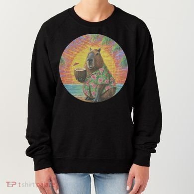 Vintage Capybara Retro Capybara Women's Sweatshirt