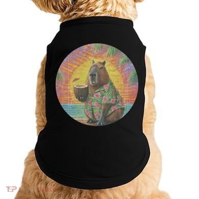 Vintage Capybara Retro Capybara Doggie Tank
