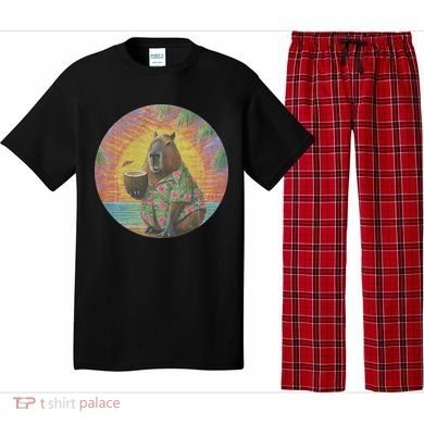 Vintage Capybara Retro Capybara Pajama Set