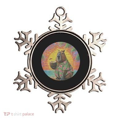 Vintage Capybara Retro Capybara Ornament