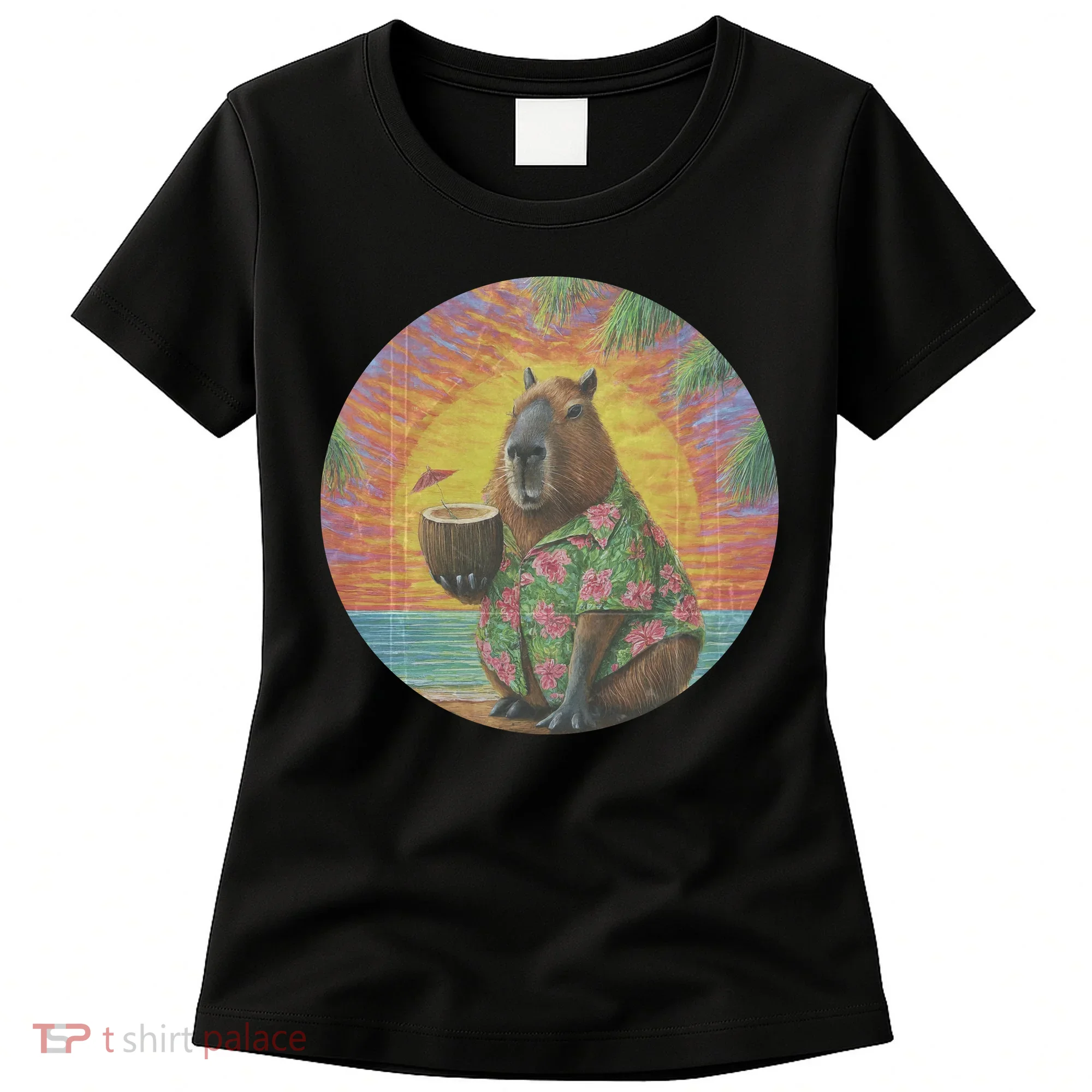 Vintage Capybara Retro Capybara Women's T-Shirt