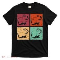 Vintage Capybara Rodent Animals Vintage Capybaras Capybara  T-Shirt thumb 0