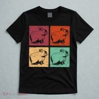 Vintage Capybara Rodent Animals Vintage Capybaras Capybara  T-Shirt thumb 5