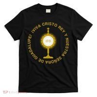 Viva Cristo Rey Catholic Cristeros Gift T-Shirt thumb 0