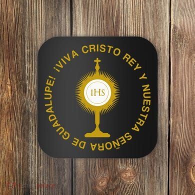 Viva Cristo Rey Catholic Cristeros Gift Coaster