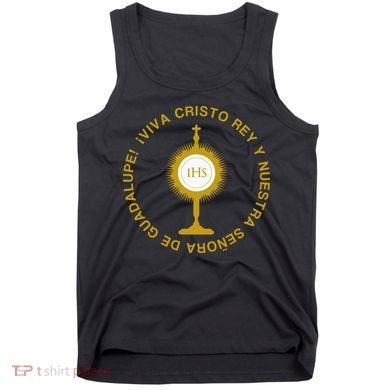 Viva Cristo Rey Catholic Cristeros Gift Tank Top
