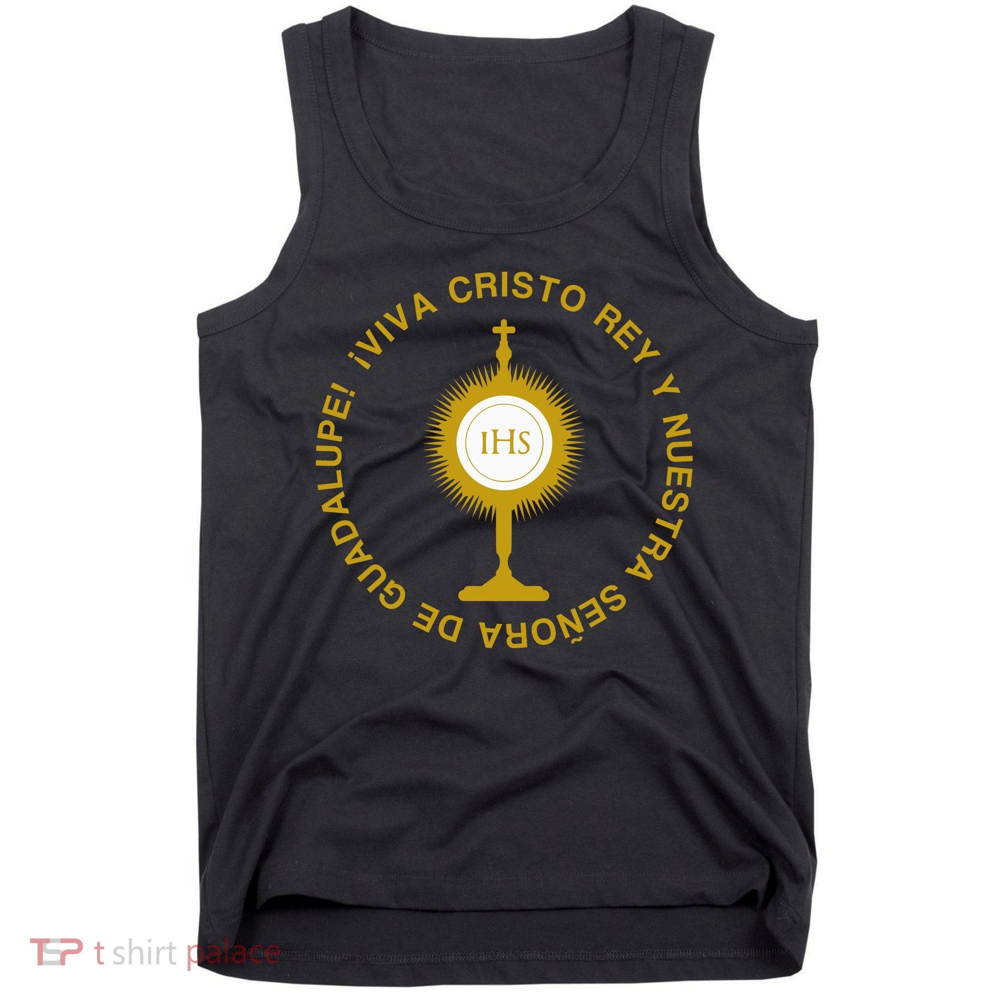 Viva Cristo Rey Catholic Cristeros Gift Tank Top