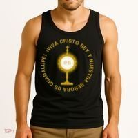 Viva Cristo Rey Catholic Cristeros Gift Tank Top thumb 3