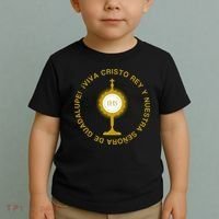 Viva Cristo Rey Catholic Cristeros Gift Toddler T-Shirt thumb 2