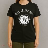 Viva Cristo Rey Roman Catholic Cristeros T-Shirt thumb 4