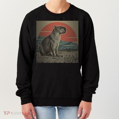 Vintage Capybara Retro Capybara Women's Sweatshirt
