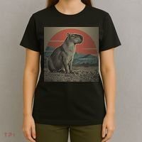 Vintage Capybara Retro Capybara T-Shirt thumb 4
