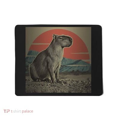 Vintage Capybara Retro Capybara Mousepad