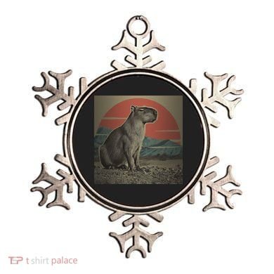 Vintage Capybara Retro Capybara Ornament