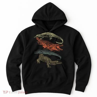 Vintage Crocodiles Retro Crocodile Hoodie