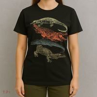 Vintage Crocodiles Retro Crocodile T-Shirt thumb 4