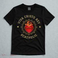 Viva Cristo Rey Roman Catholic Gift T-Shirt thumb 5
