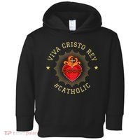 Viva Cristo Rey Roman Catholic Gift Toddler Hoodie thumb 0