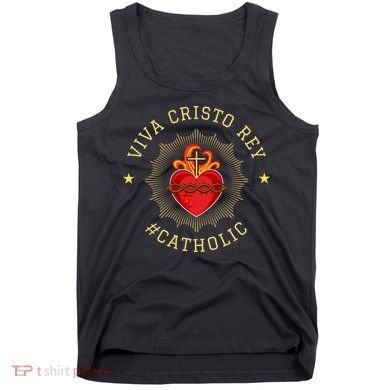 Viva Cristo Rey Roman Catholic Gift Tank Top