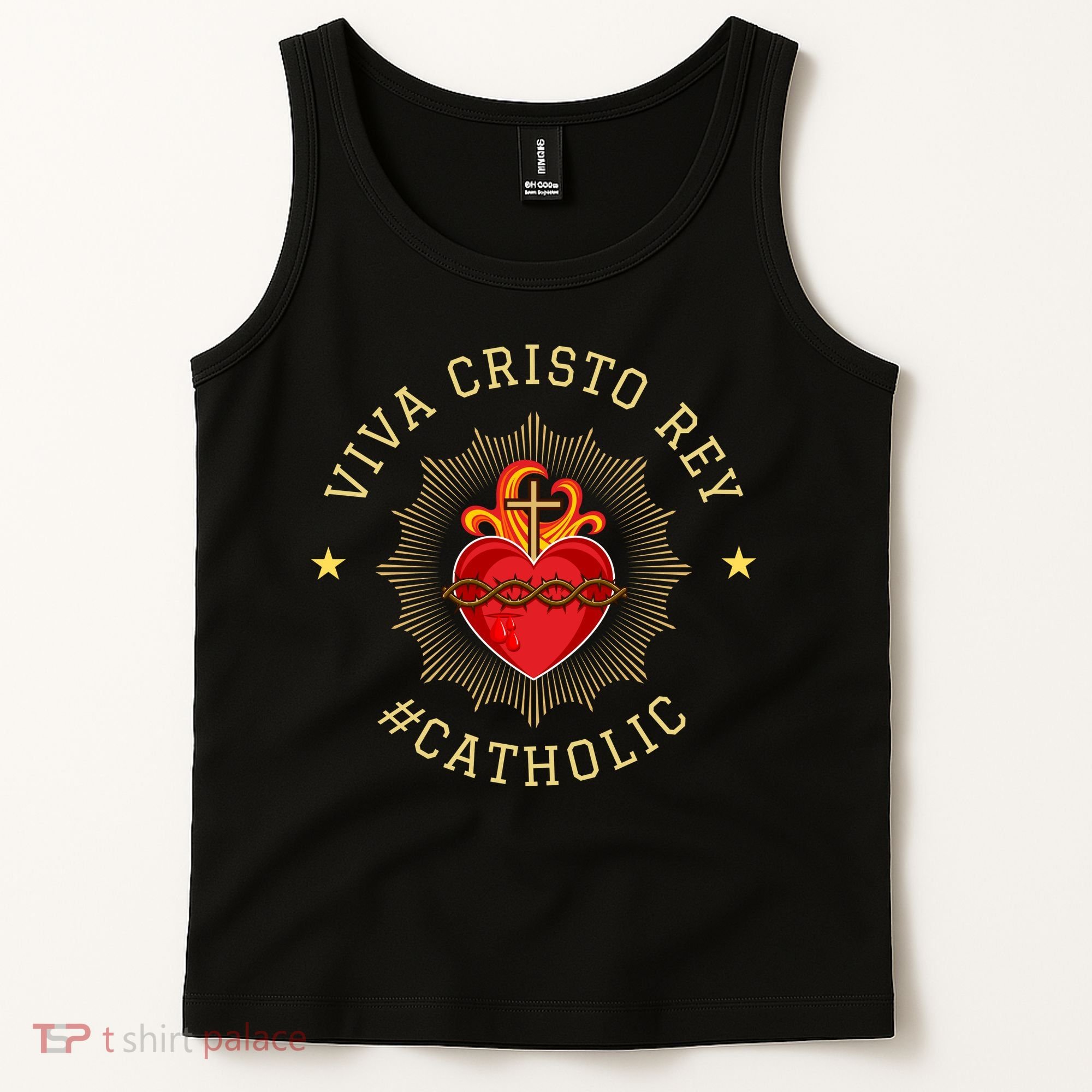 Viva Cristo Rey Roman Catholic Gift Tank Top