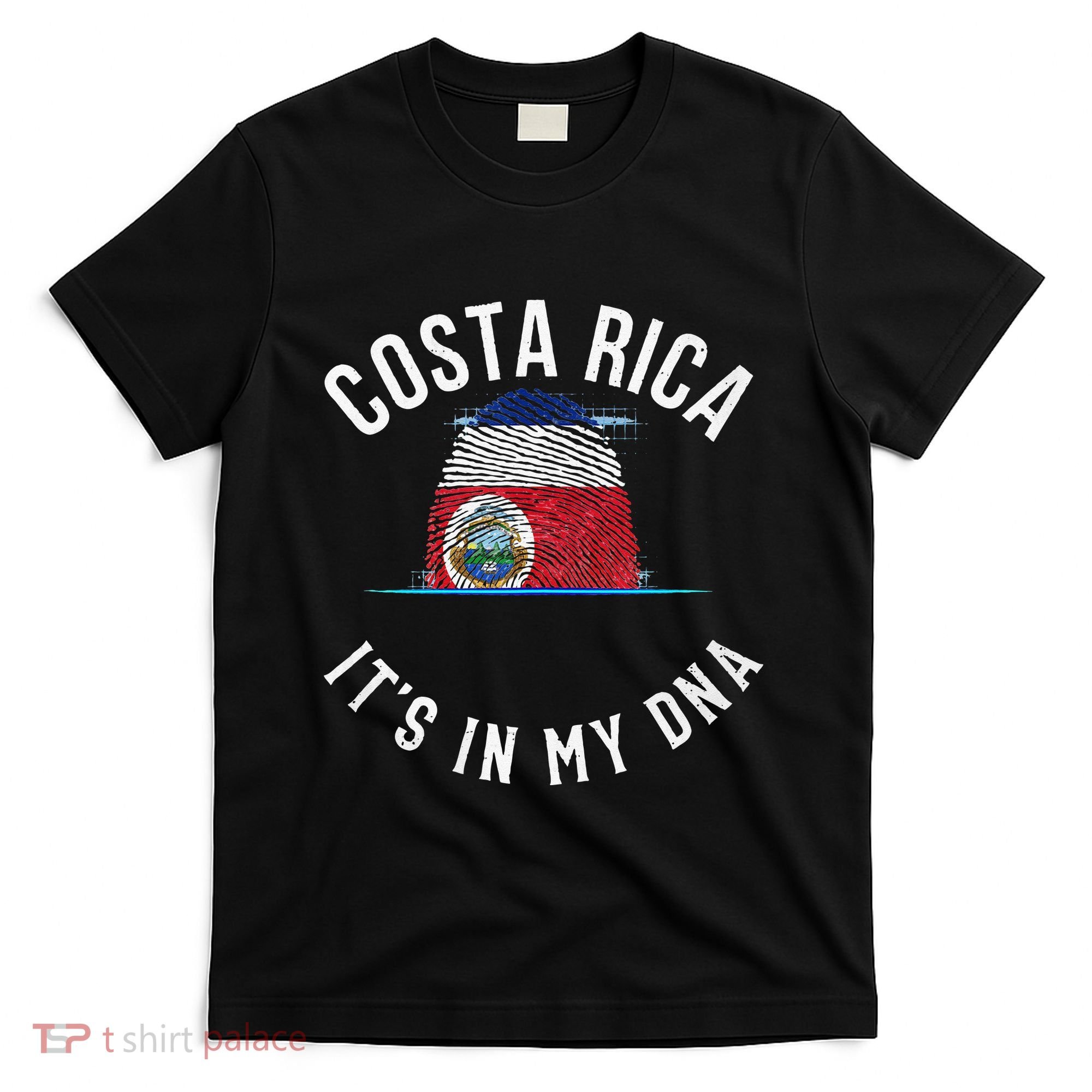Vintage Costa Rica Flag It Is In My DNA Costa Rican Gift T-Shirt