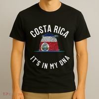 Vintage Costa Rica Flag It Is In My DNA Costa Rican Gift T-Shirt thumb 3