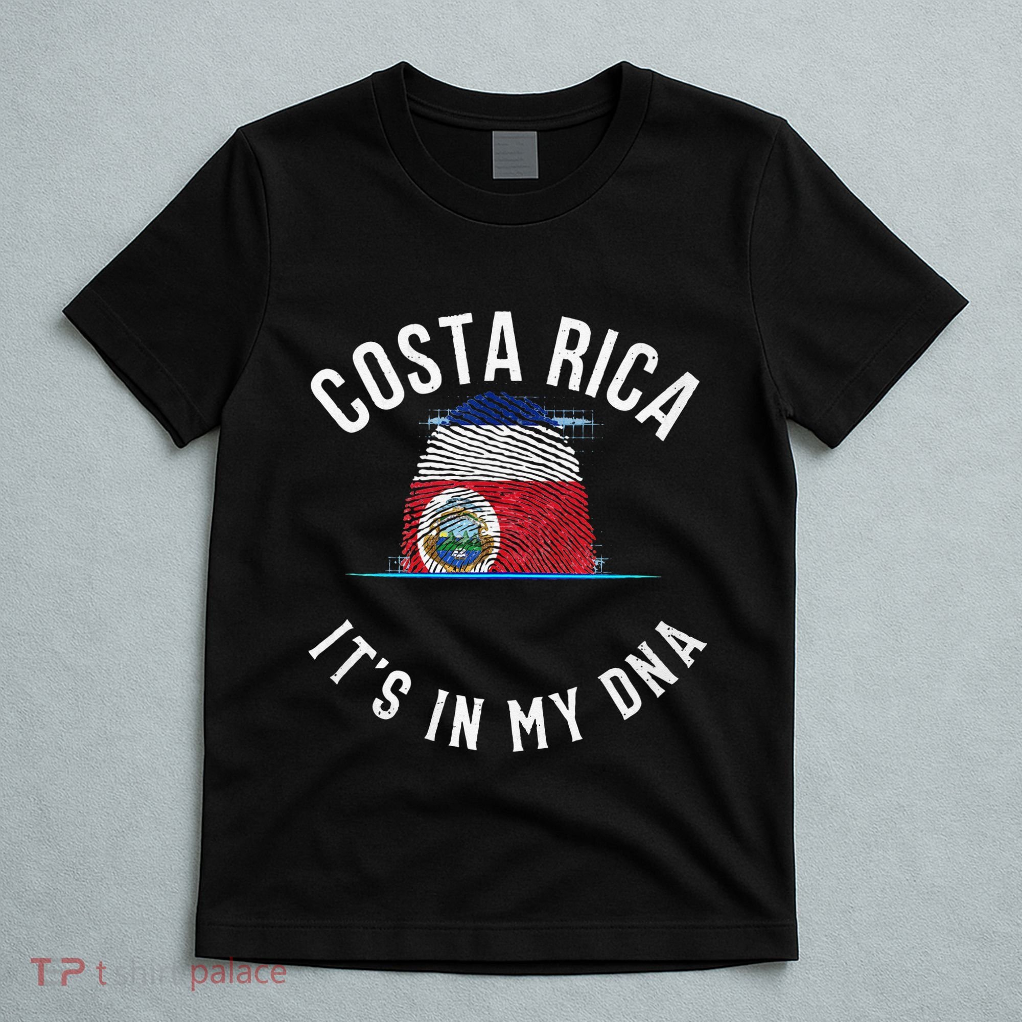 Vintage Costa Rica Flag It Is In My DNA Costa Rican Gift T-Shirt